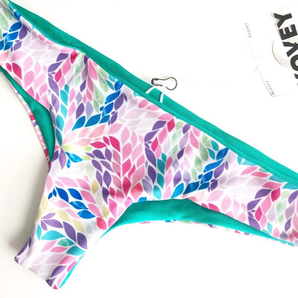 Kovey NWT Mimosa‎ Petal Reversible Bottoms
